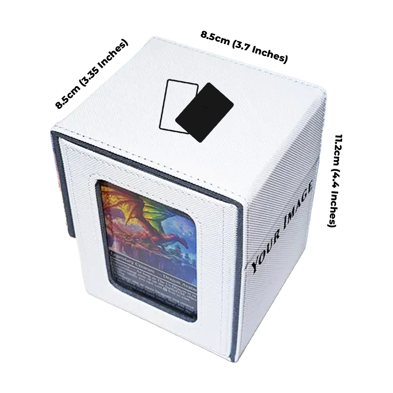 Deck box dimensions 8.5 x 8.5 x 11.2 cm
